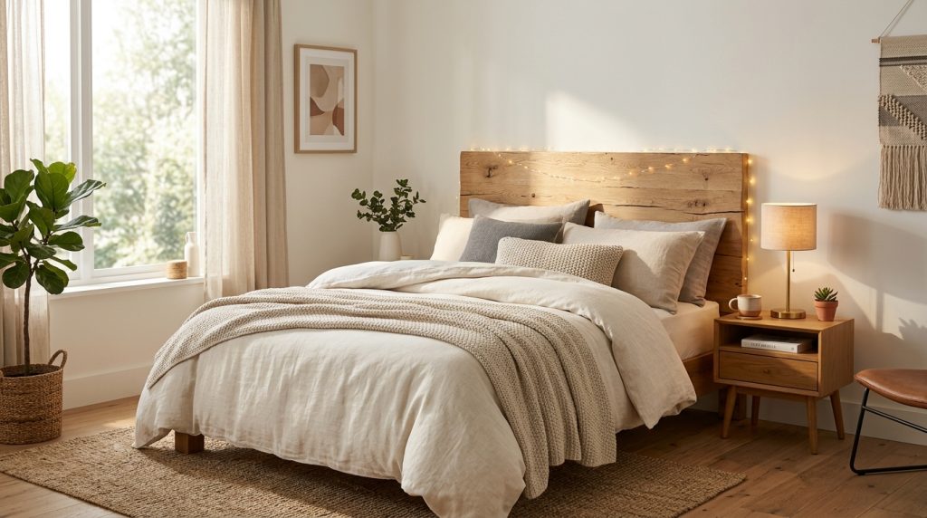 aesthetic gallery wall for budget bedroom upgrade ideas