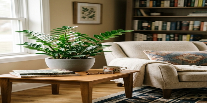 pothos plant cascading off floating shelf low maintenance indoor plants